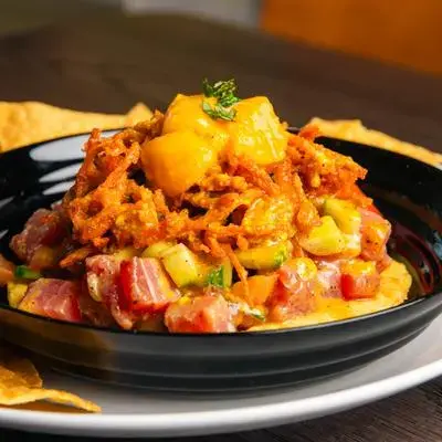 Tinga chicken tacos at El Taco Loco Downtown Edmonton