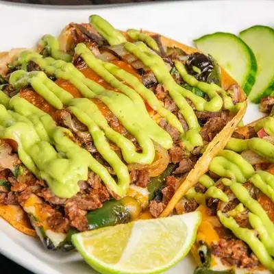 Tuna Tostada Edmonton – crispy tostada with fresh tuna at El Taco Loco Downtown